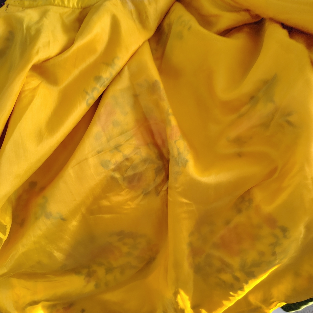 Vintage Floral Embroidered Silk Kimono - Picture 12 of 12